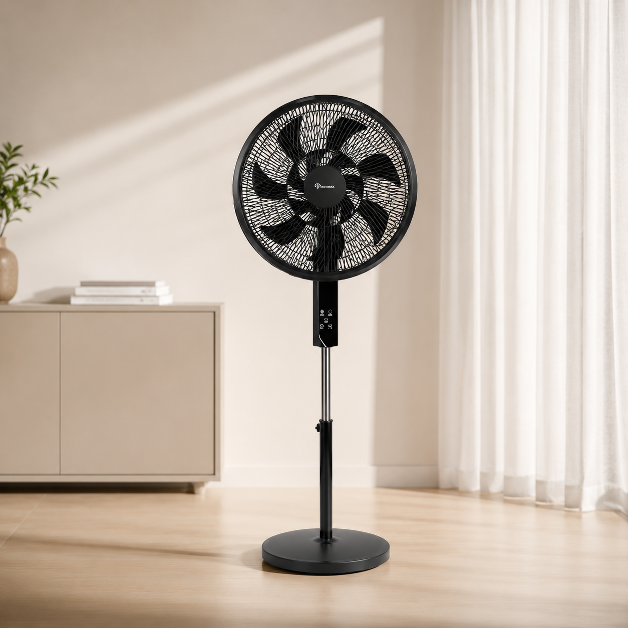 VENTIMAX™ | Ventilateur sur Pied Noir